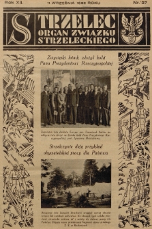 Strzelec : organ Towarzystwa Związek Strzelecki. R.12, 1932, nr 37