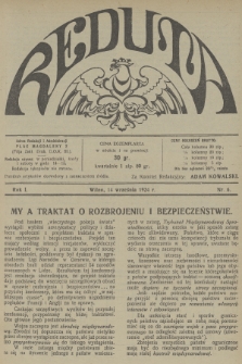 Reduta. R.1, 1924, nr 6