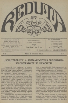 Reduta. R.1, 1924, nr 7