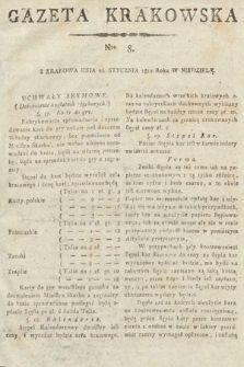 Gazeta Krakowska. 1812, nr 8