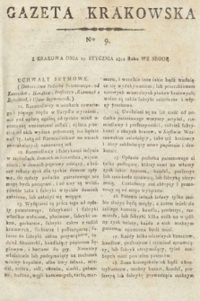 Gazeta Krakowska. 1812, nr 9