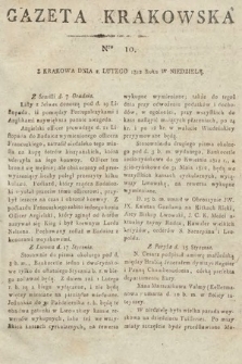 Gazeta Krakowska. 1812, nr 10