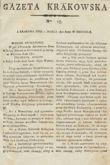 Gazeta Krakowska. 1812, nr 18