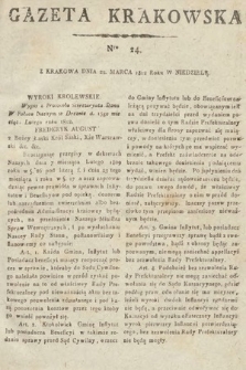 Gazeta Krakowska. 1812, nr 24