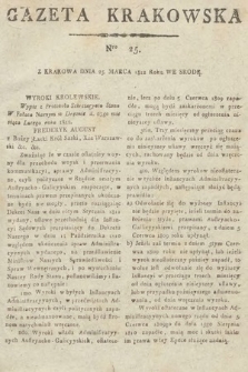 Gazeta Krakowska. 1812, nr 25