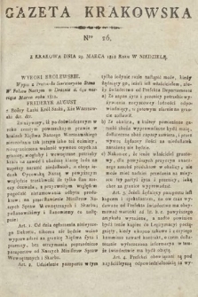 Gazeta Krakowska. 1812, nr 26