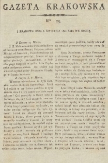 Gazeta Krakowska. 1812, nr 29