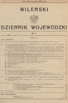 Wileński Dziennik Wojewódzki. 1930, nr 11
