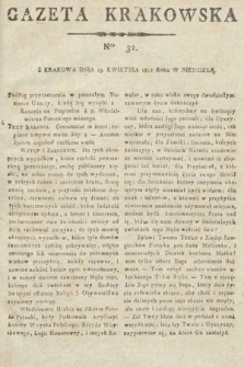 Gazeta Krakowska. 1812, nr 32