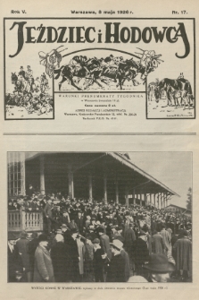 Jeździec i Hodowca. R.5, 1926, nr 17-18