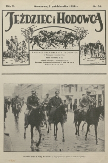 Jeździec i Hodowca. R.5, 1926, nr 38