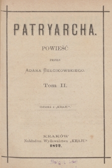 Patryarcha. T. 2
