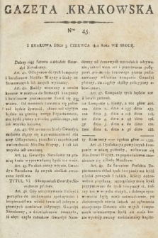 Gazeta Krakowska. 1812, nr 45