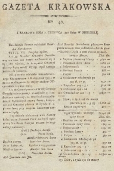 Gazeta Krakowska. 1812, nr 46