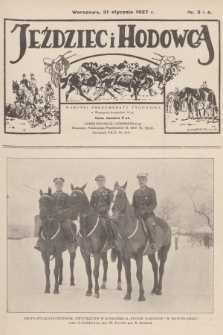 Jeździec i Hodowca. R.6, 1927, nr 3-4