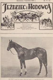 Jeździec i Hodowca. R.6, 1927, nr 11-12