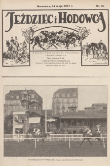 Jeździec i Hodowca. R.6, 1927, nr 18