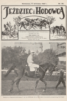 Jeździec i Hodowca. R.6, 1927, nr 36
