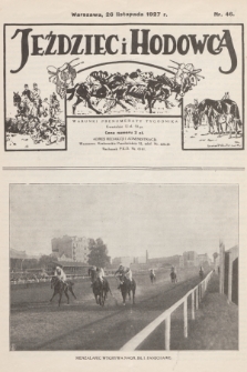 Jeździec i Hodowca. R.6, 1927, nr 46