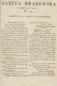 Gazeta Krakowska. 1812, nr 50