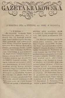 Gazeta Krakowska. 1821, nr 4