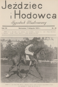 Jeździec i Hodowca : tygodnik ilustrowany. R.7, 1928, nr 45
