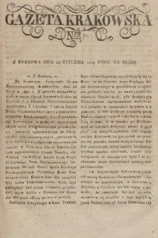 Gazeta Krakowska. 1821, nr 7