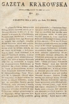 Gazeta Krakowska. 1812, nr 55