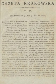 Gazeta Krakowska. 1812, nr 57