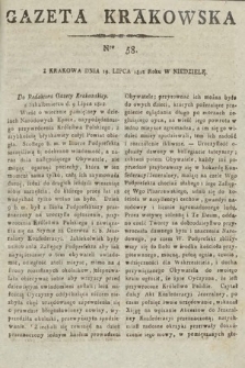 Gazeta Krakowska. 1812, nr 58