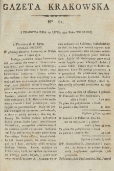 Gazeta Krakowska. 1812, nr 61