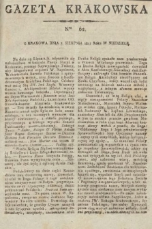 Gazeta Krakowska. 1812, nr 62
