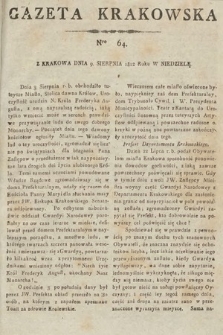 Gazeta Krakowska. 1812, nr 64