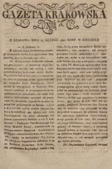 Gazeta Krakowska. 1821, nr 16