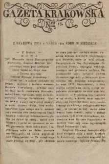 Gazeta Krakowska. 1821, nr 18