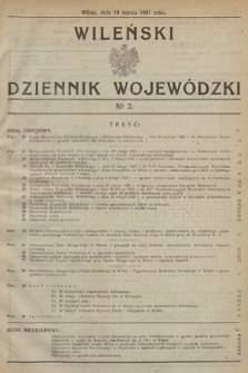 Wileński Dziennik Wojewódzki. 1931, nr 2