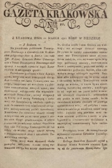 Gazeta Krakowska. 1821, nr 20