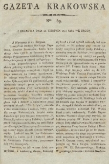 Gazeta Krakowska. 1812, nr 69