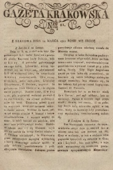 Gazeta Krakowska. 1821, nr 21