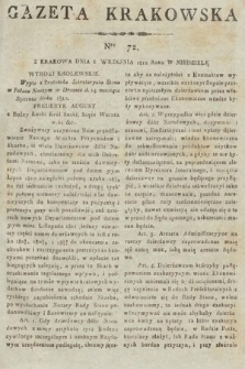 Gazeta Krakowska. 1812, nr 72