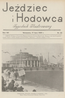 Jeździec i Hodowca : tygodnik ilustrowany. R.8, 1929, nr 29