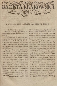 Gazeta Krakowska. 1821, nr 25