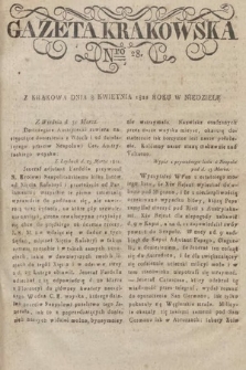 Gazeta Krakowska. 1821, nr 28