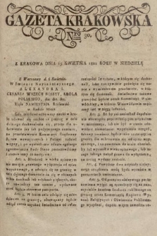 Gazeta Krakowska. 1821, nr 30