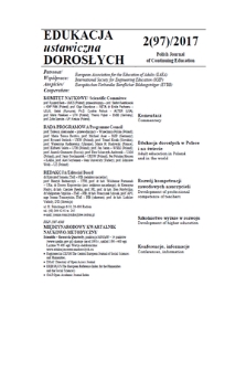 Edukacja Ustawiczna Dorosłych : międzynarodowy kwartalnik naukowo-metodyczny = Polish Journal of Continuing Education : scientific-research quarterly. 2017, 2