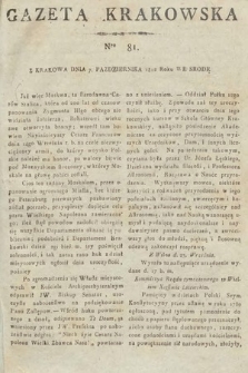 Gazeta Krakowska. 1812, nr 81