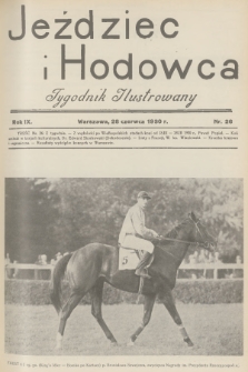 Jeździec i Hodowca : tygodnik ilustrowany. R.9, 1930, nr 26