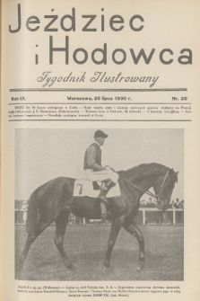 Jeździec i Hodowca : tygodnik ilustrowany. R.9, 1930, nr 30
