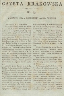 Gazeta Krakowska. 1812, nr 83