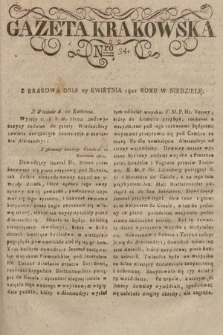 Gazeta Krakowska. 1821, nr 34
